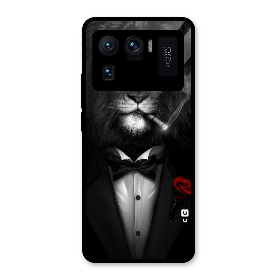 Lion Class Glass Back Case for Mi 11 Ultra