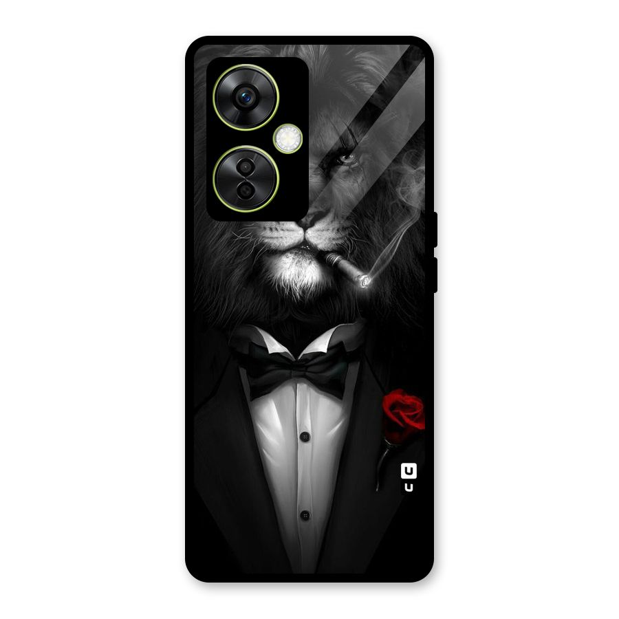 Lion Class Glass Back Case for OnePlus Nord CE 3 Lite