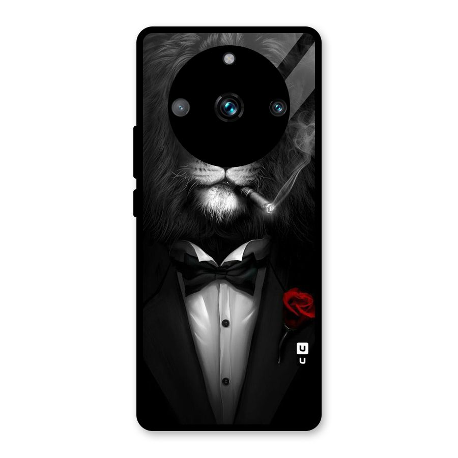 Lion Class Glass Back Case for Realme Narzo 60 Pro