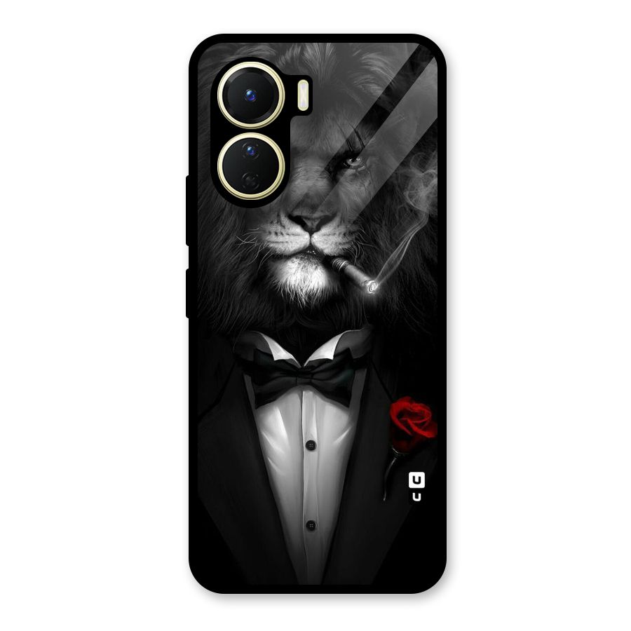 Lion Class Glass Back Case for Vivo Y56