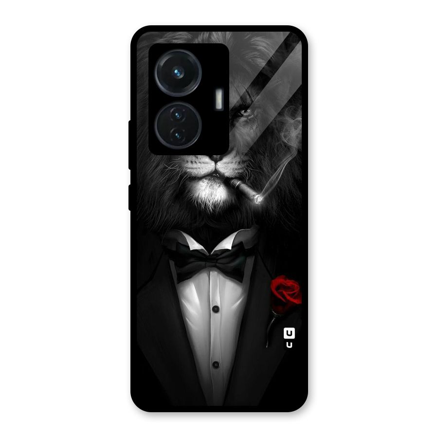 Lion Class Glass Back Case for iQOO Z6 44W