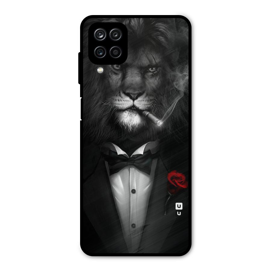 Lion Class Metal Back Case for Galaxy A12