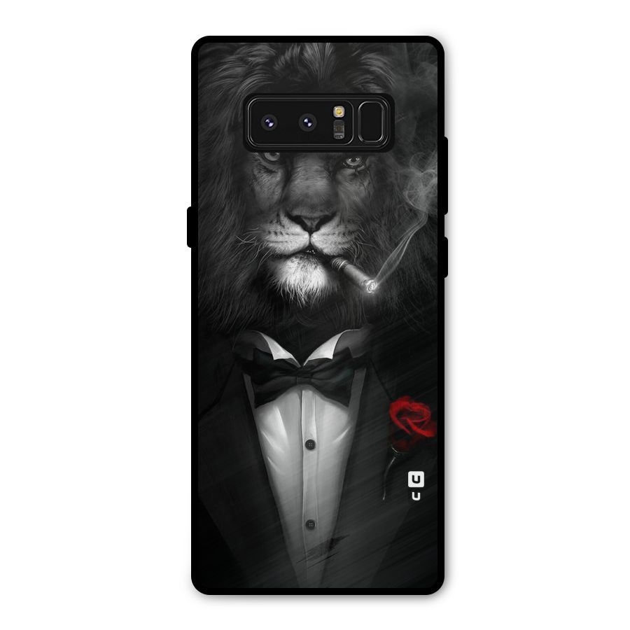 Lion Class Metal Back Case for Galaxy Note 8