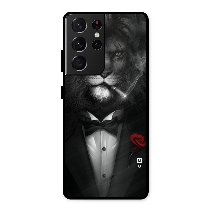 Lion Class Metal Back Case for Galaxy S21 Ultra 5G