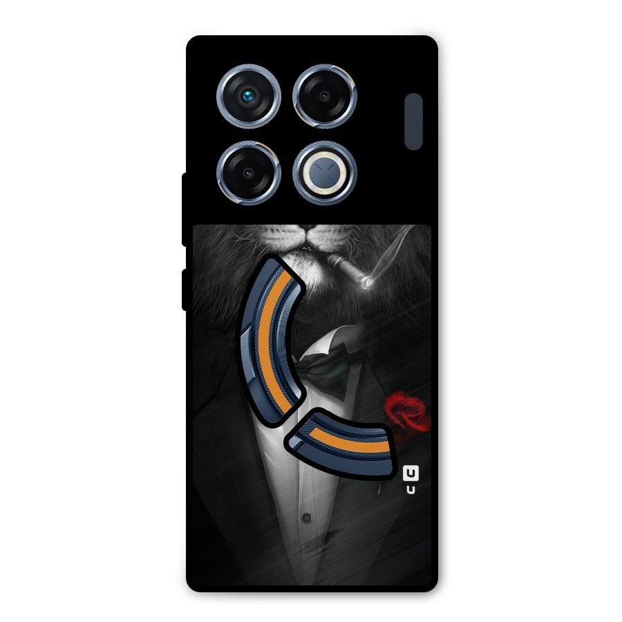 Lion Class Metal Back Case for Infinix GT 20 Pro