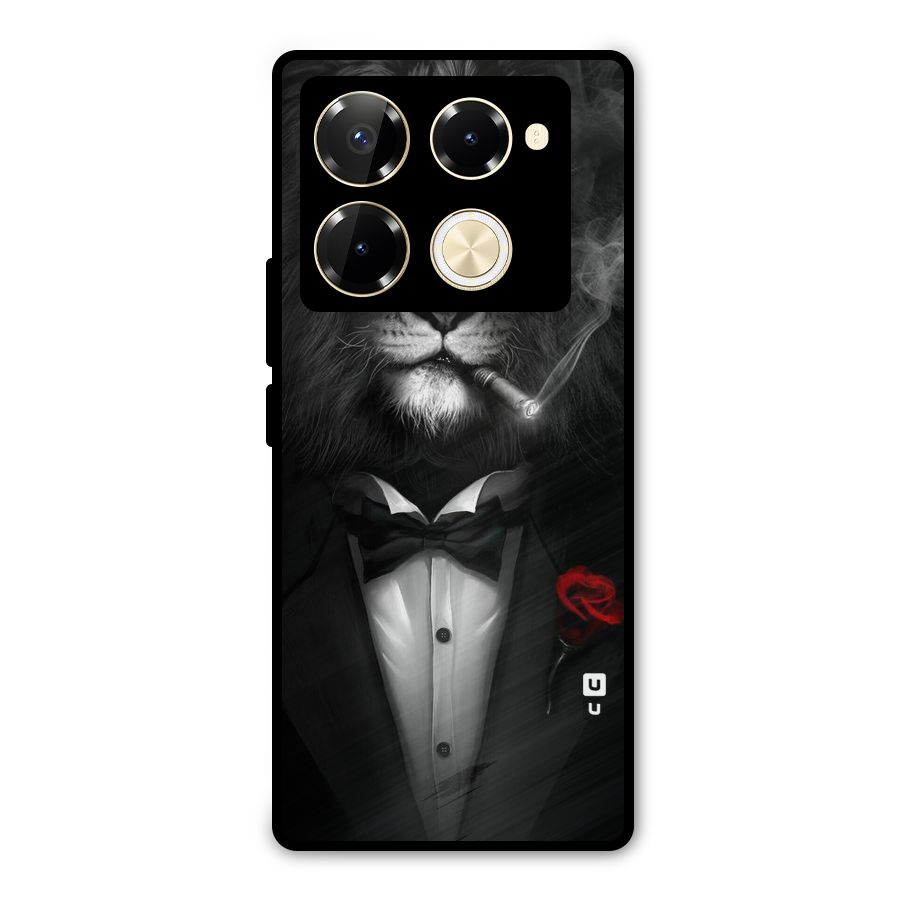 Lion Class Metal Back Case for Infinix Note 40 Pro Plus