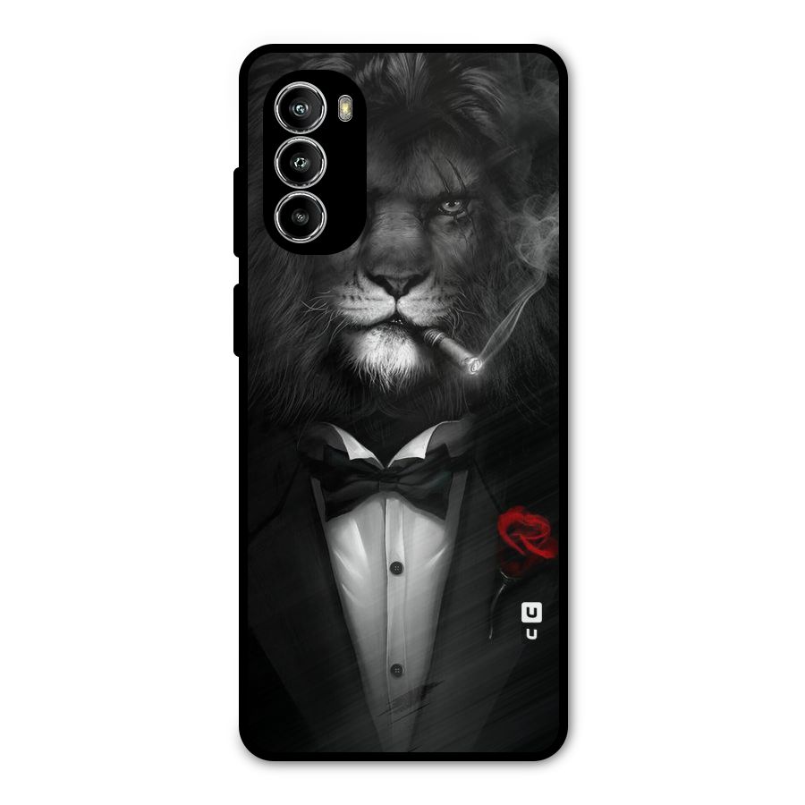 Lion Class Metal Back Case for Moto G52