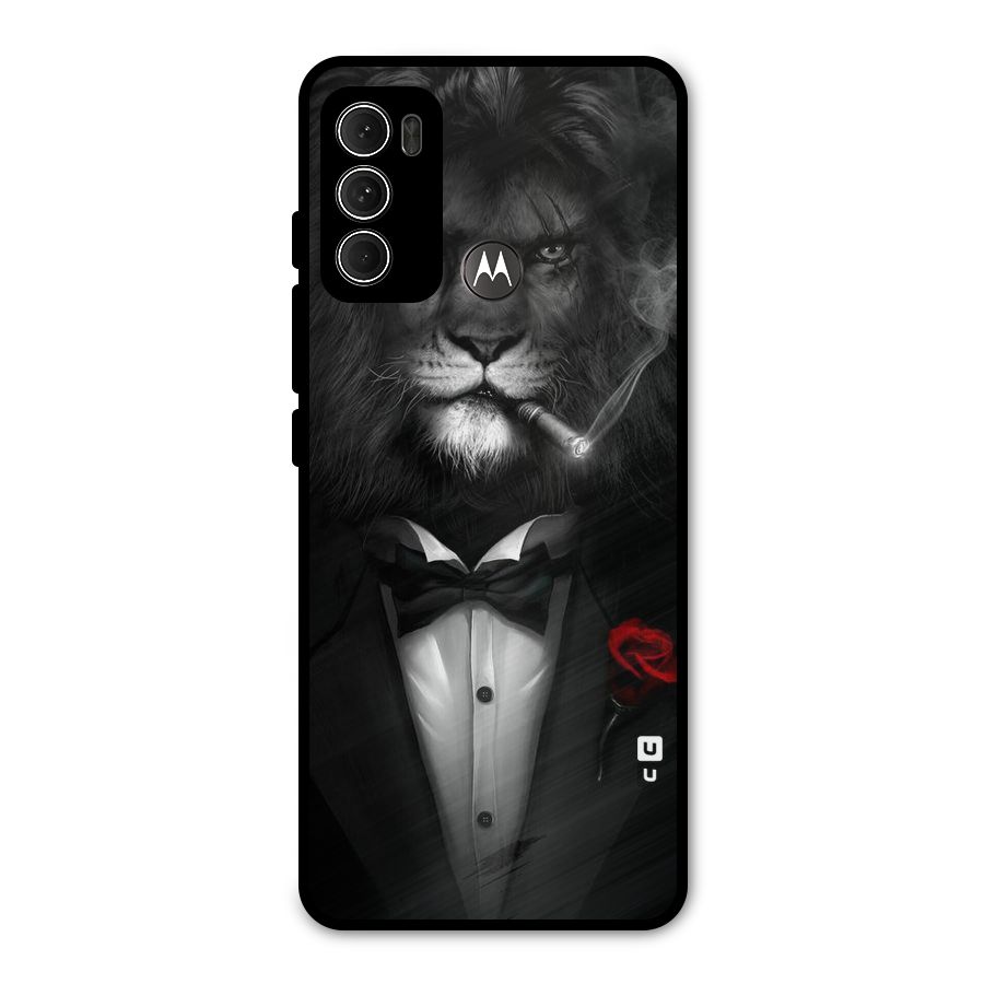 Lion Class Metal Back Case for Moto G60