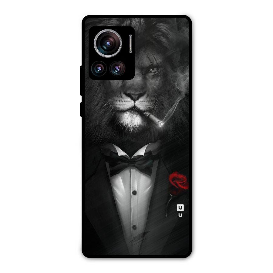 Lion Class Metal Back Case for Motorola Edge 30 Ultra