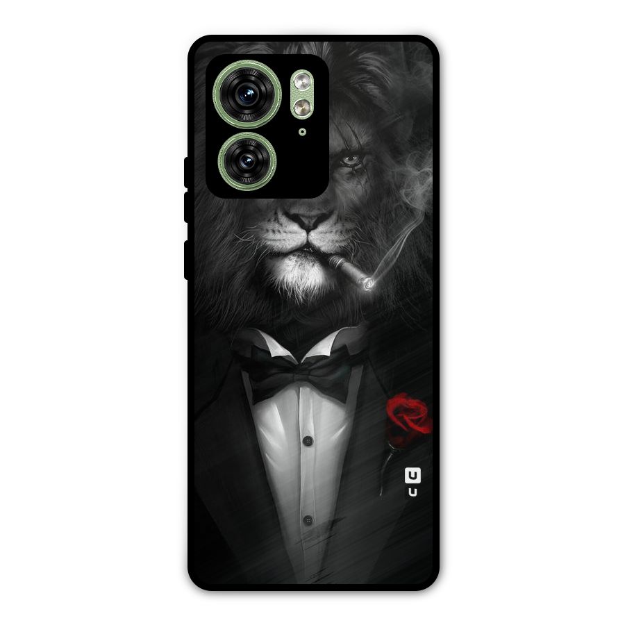 Lion Class Metal Back Case for Motorola Edge 40 5G