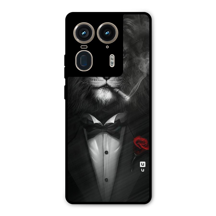 Lion Class Metal Back Case for Motorola Edge 50 Ultra