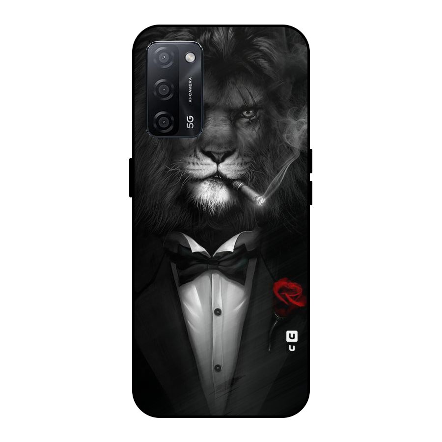 Lion Class Metal Back Case for Oppo A53s 5G
