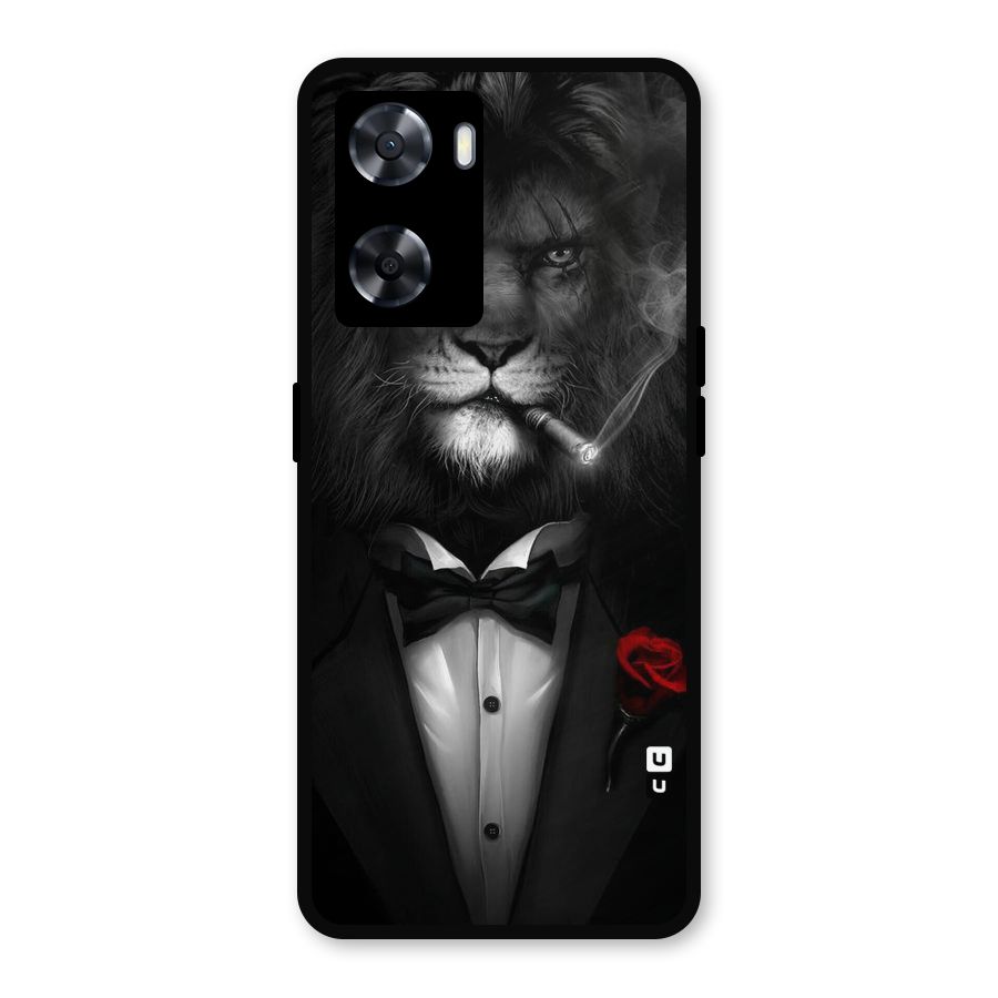 Lion Class Metal Back Case for Oppo A77s