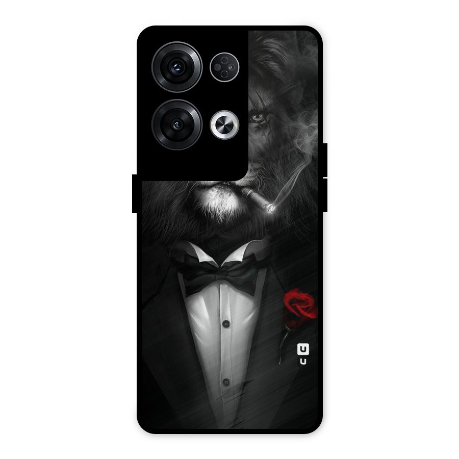 Lion Class Metal Back Case for Oppo Reno8 Pro 5G