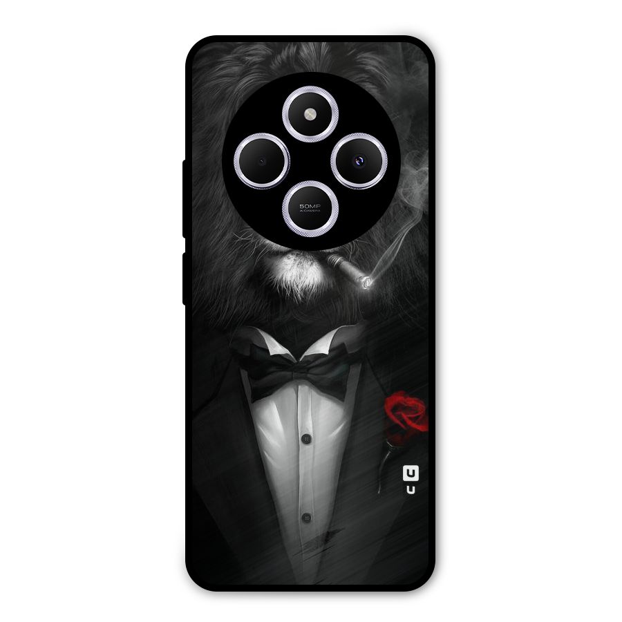 Lion Class Metal Back Case for Poco C75 5G