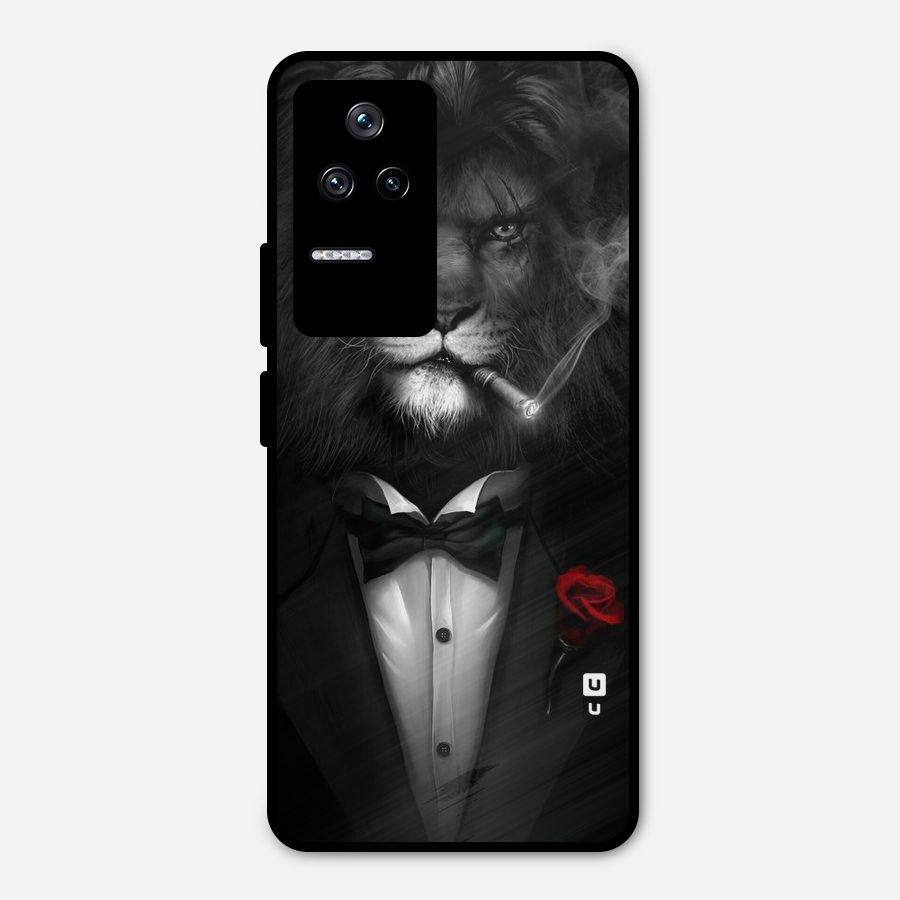 Lion Class Metal Back Case for Poco F4 5G