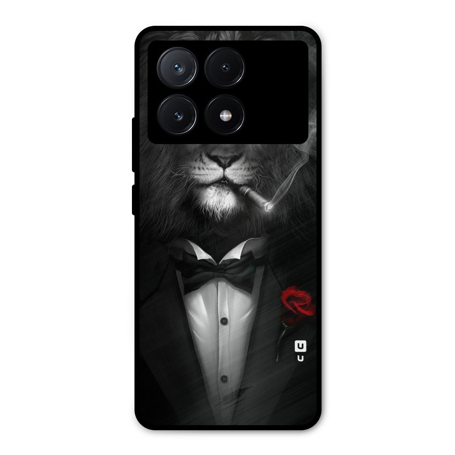 Lion Class Metal Back Case for Poco X6 Pro