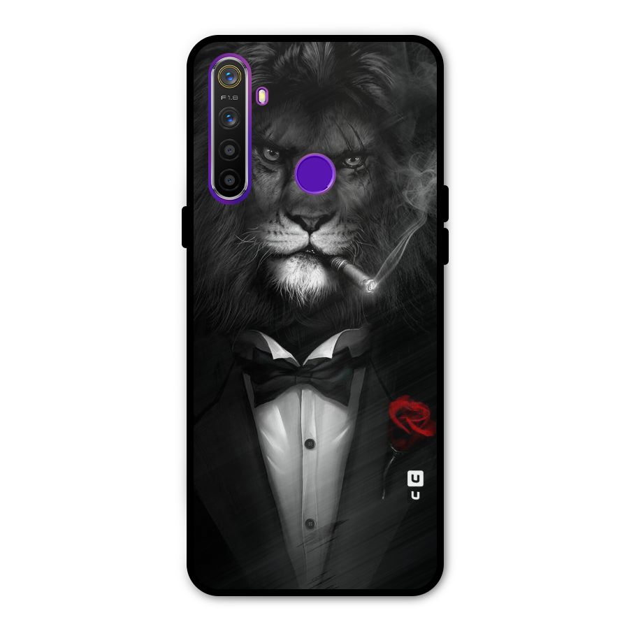 Lion Class Metal Back Case for Realme 5i