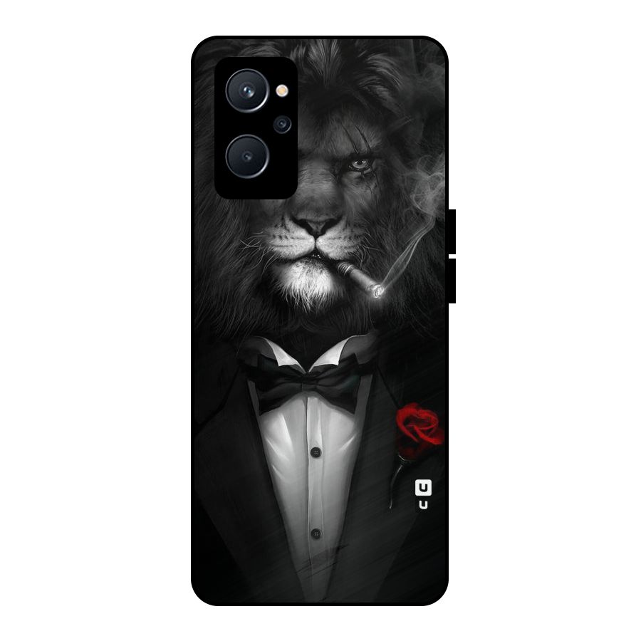 Lion Class Metal Back Case for Realme 9i 5G