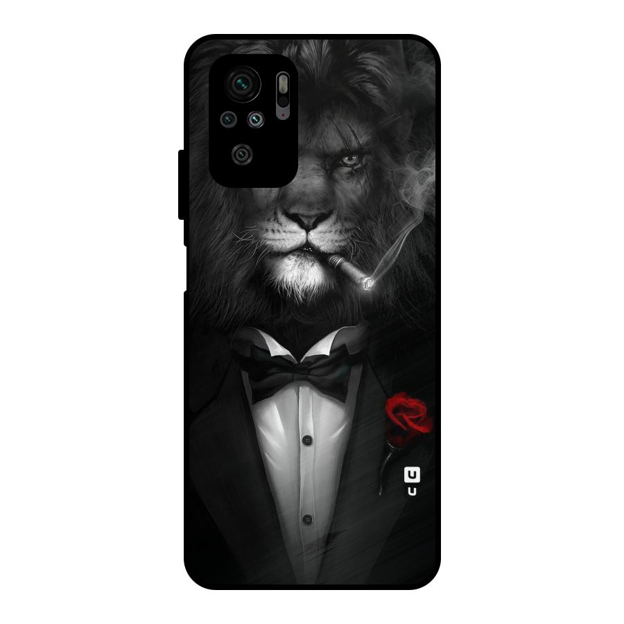 Lion Class Metal Back Case for Redmi Note 10S