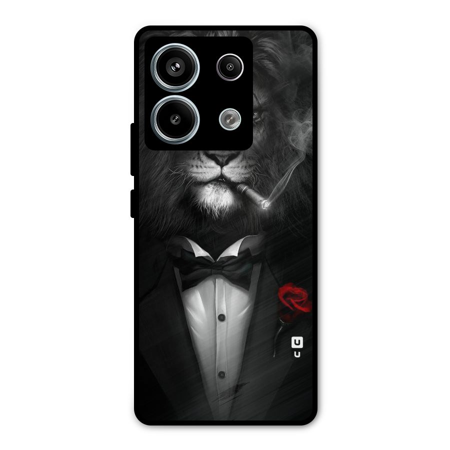 Lion Class Metal Back Case for Redmi Note 13 Pro 5G