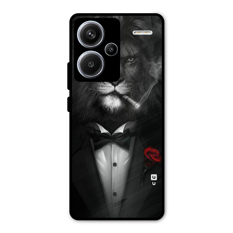 Lion Class Metal Back Case for Redmi Note 13 Pro Plus