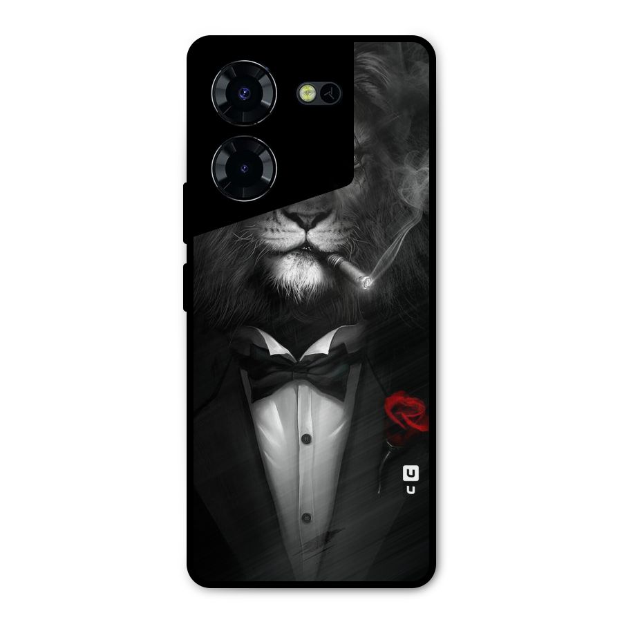 Lion Class Metal Back Case for Tecno Pova 5 Pro 5G