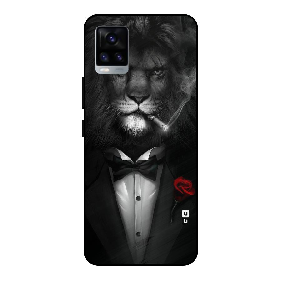 Lion Class Metal Back Case for Vivo V20 2021