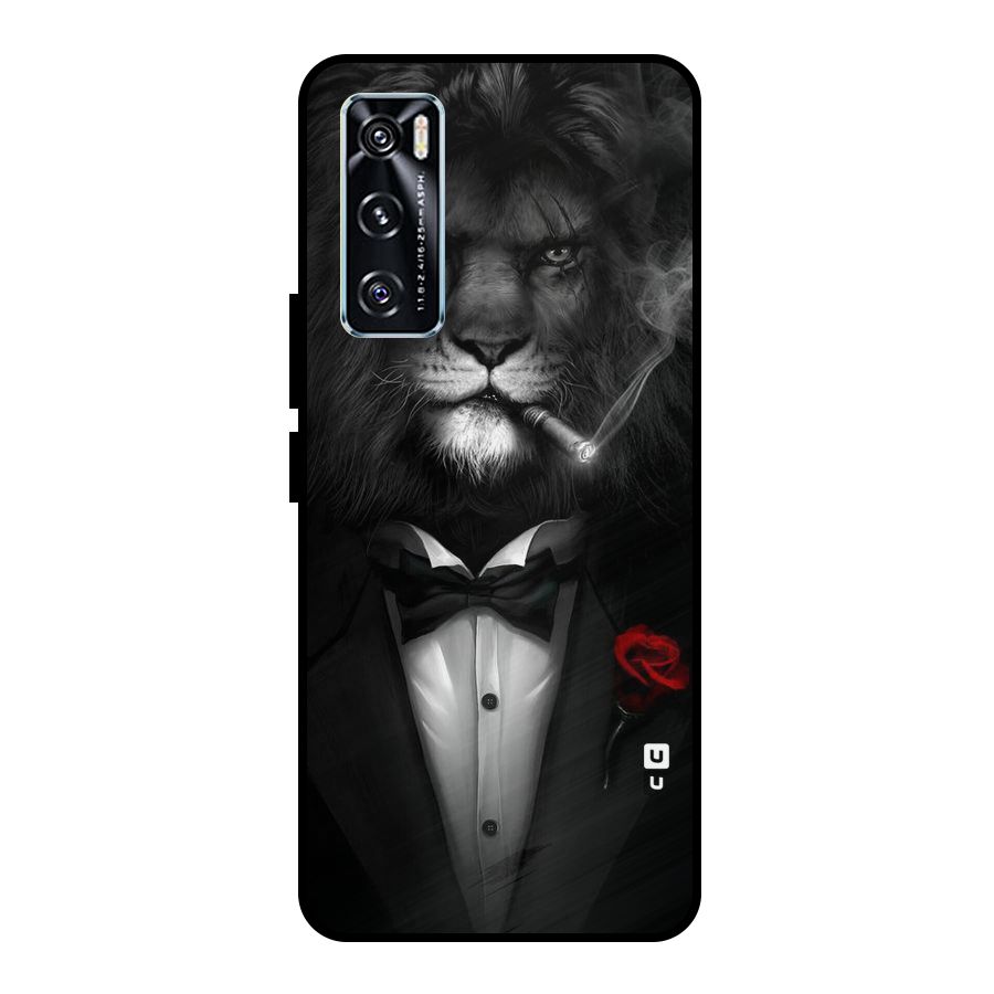 Lion Class Metal Back Case for Vivo V20 SE