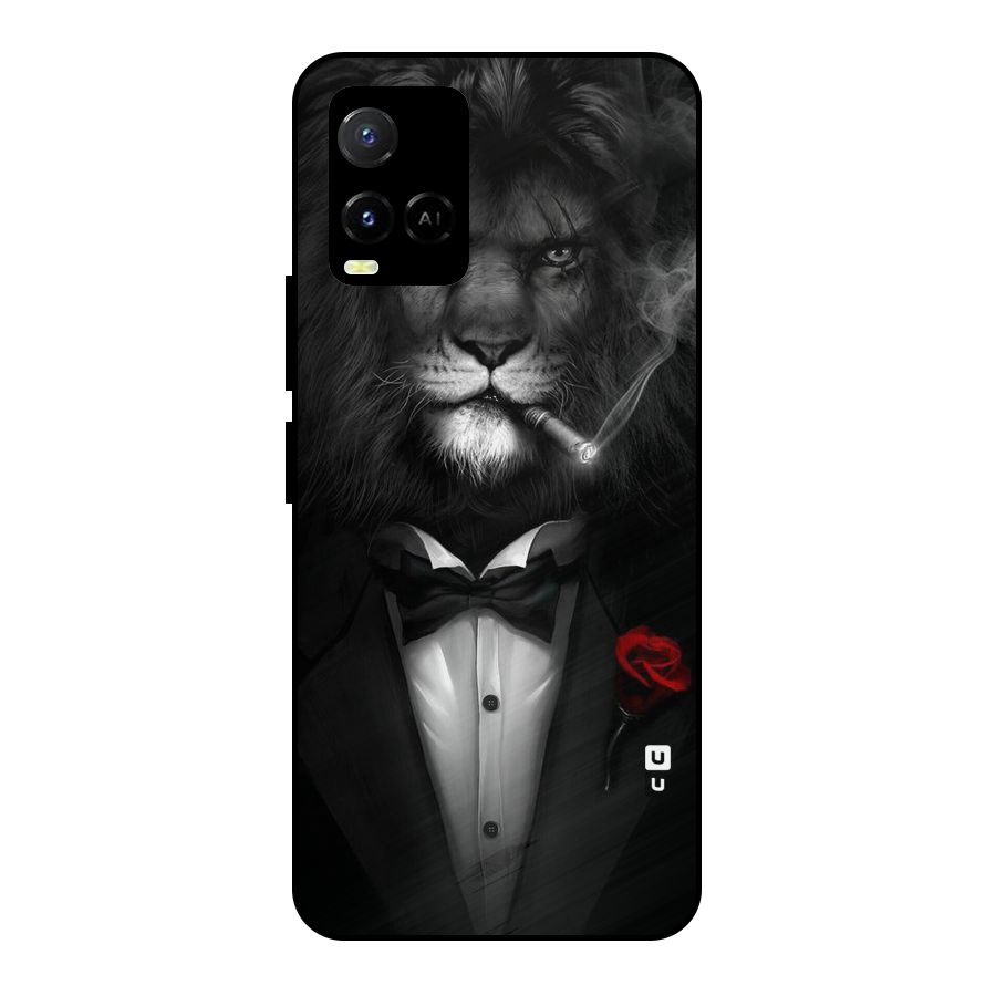 Lion Class Metal Back Case for Vivo Y21A