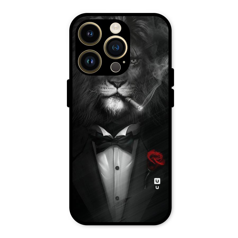 Lion Class Metal Back Case for iPhone 14 Pro