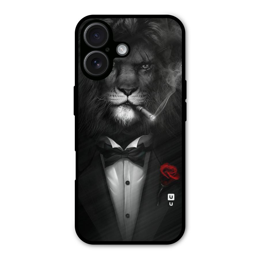 Lion Class Metal Back Case for iPhone 16