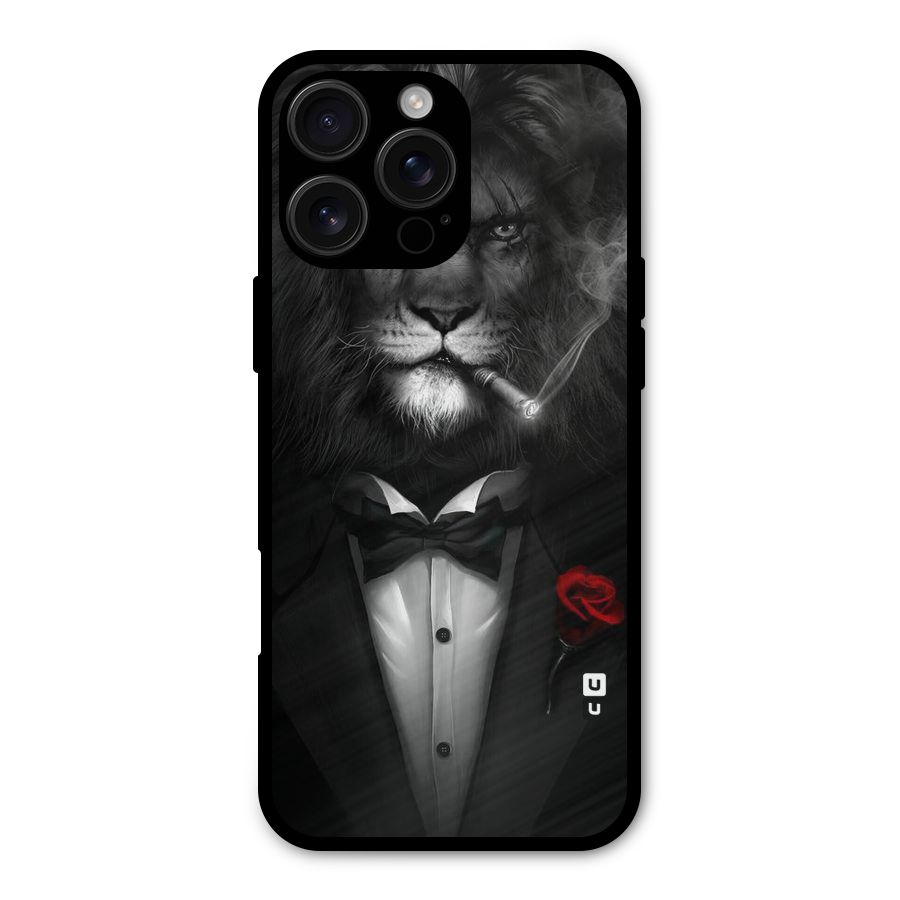 Lion Class Metal Back Case for iPhone 16 Pro Max