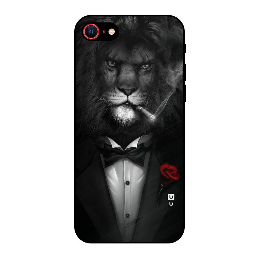 Lion Class Metal Back Case for iPhone SE 2020