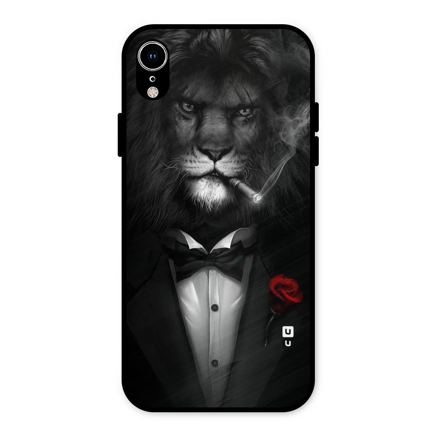 Lion Class Metal Back Case for iPhone XR