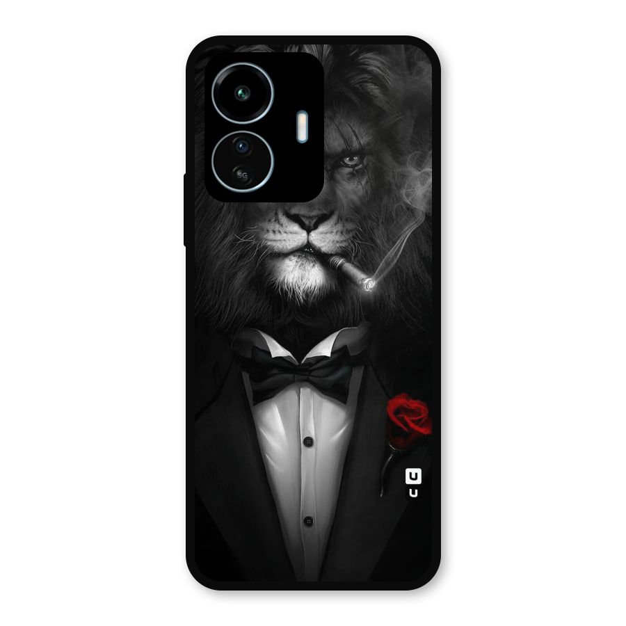 Lion Class Metal Back Case for vivo iQOO Z6 Lite 5G