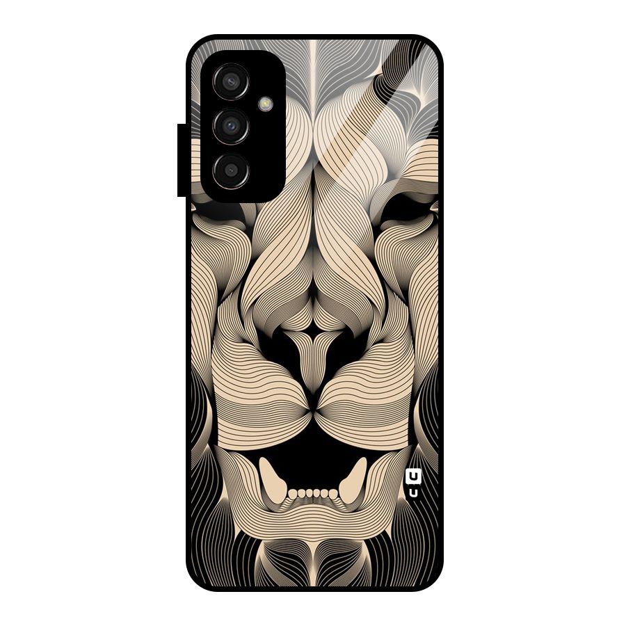 Lion Shape Design Glass Back Case for Galaxy F13