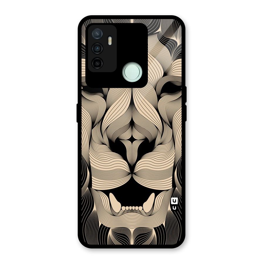 Lion Shape Design Glass Back Case for Oppo A53