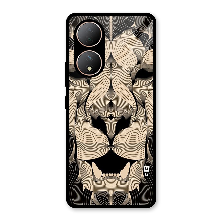 Lion Shape Design Glass Back Case for Vivo Y100A