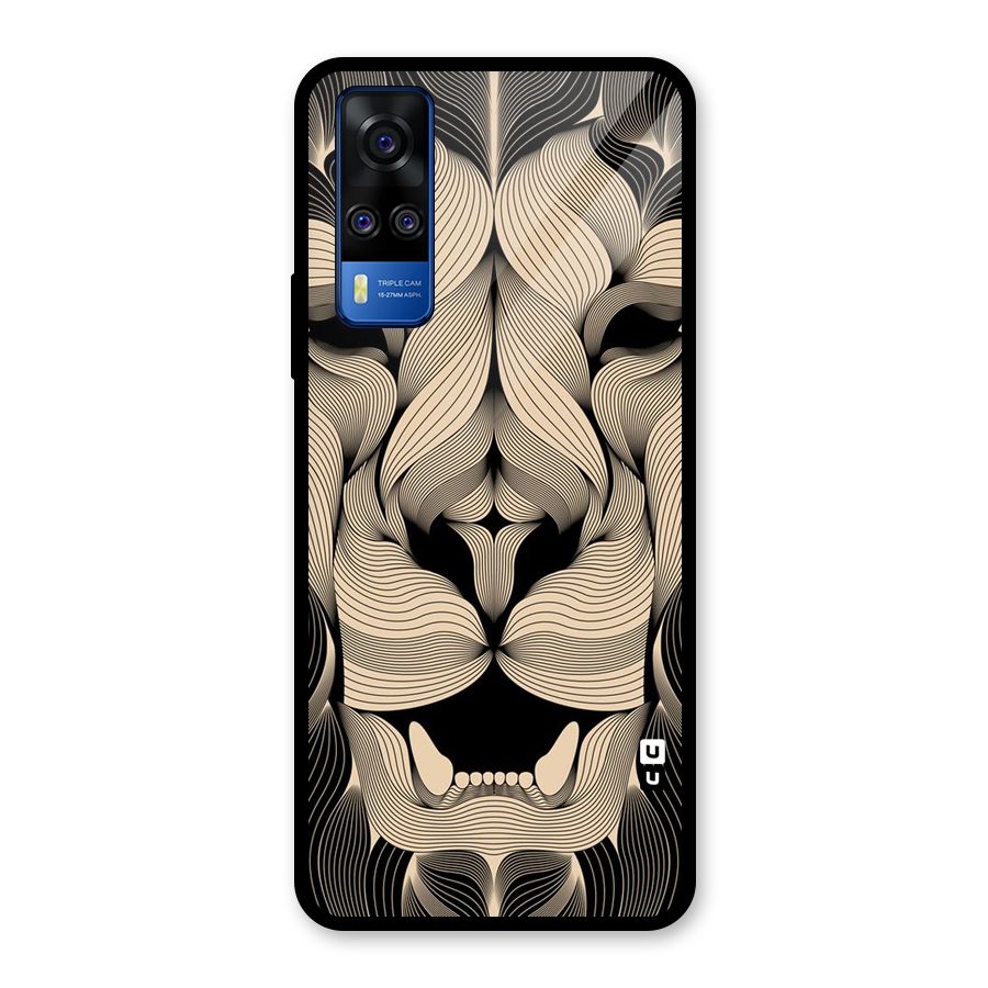 Lion Shape Design Glass Back Case for Vivo Y31