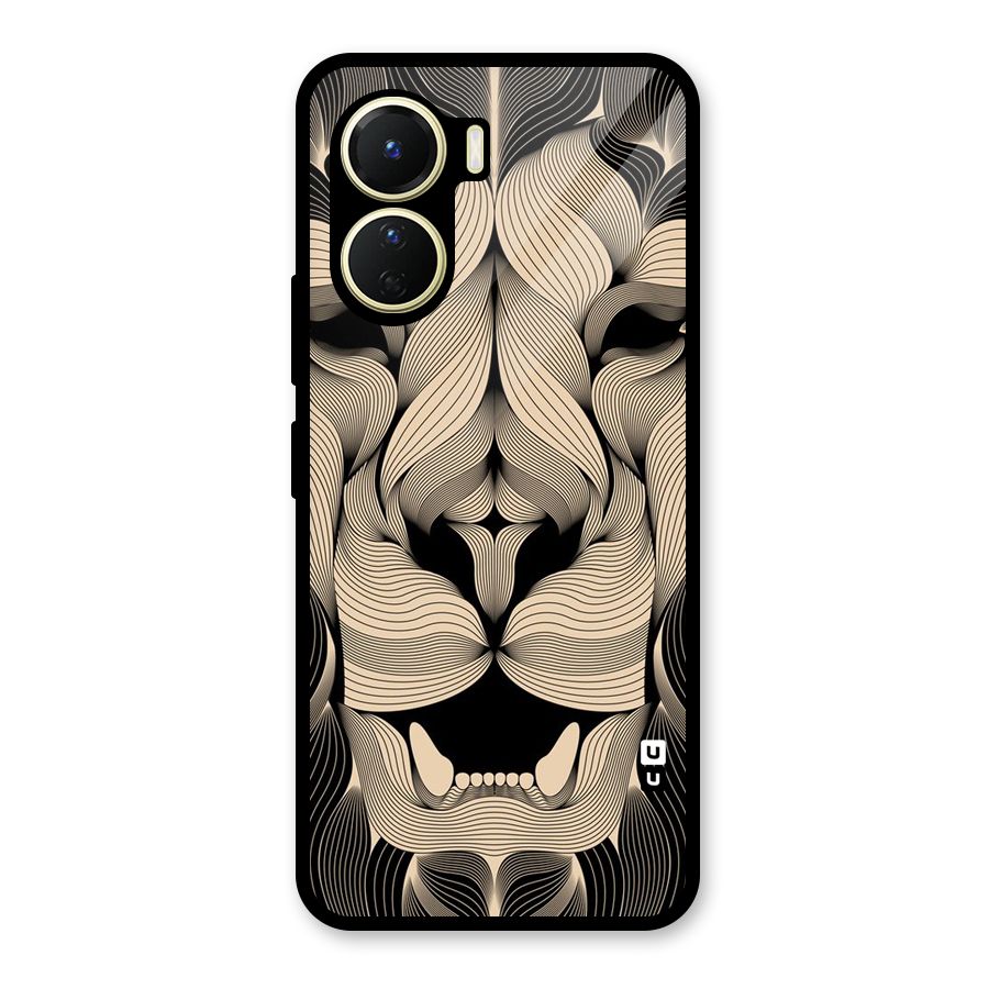 Lion Shape Design Glass Back Case for Vivo Y56