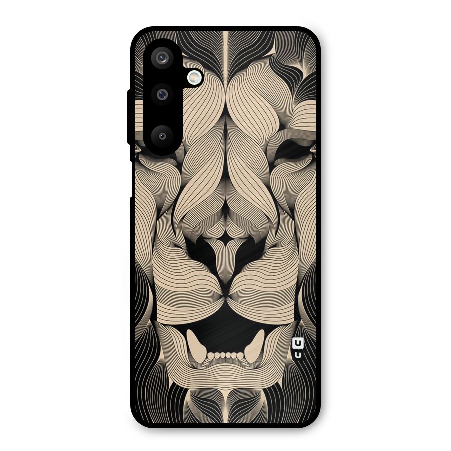 Lion Shape Design Metal Back Case for Galaxy M16