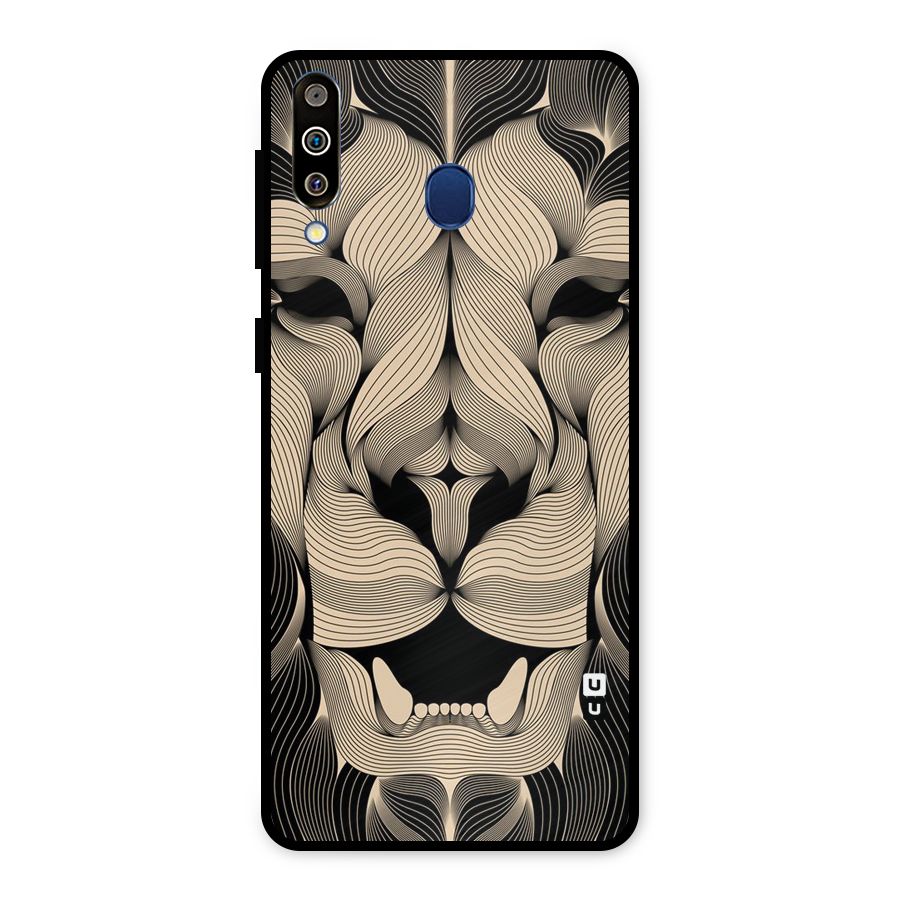 Lion Shape Design Metal Back Case for Galaxy M30