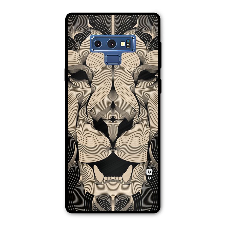 Lion Shape Design Metal Back Case for Galaxy Note 9