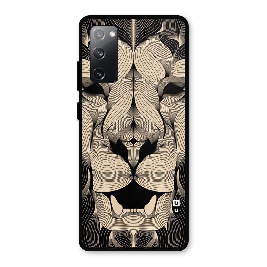 Lion Shape Design Metal Back Case for Galaxy S20 FE 5G