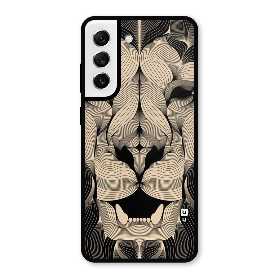 Lion Shape Design Metal Back Case for Galaxy S21 FE 5G