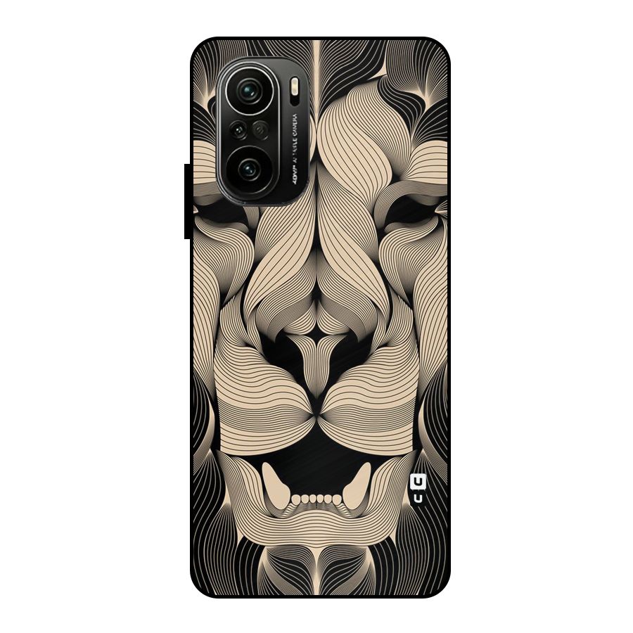 Lion Shape Design Metal Back Case for Mi 11x