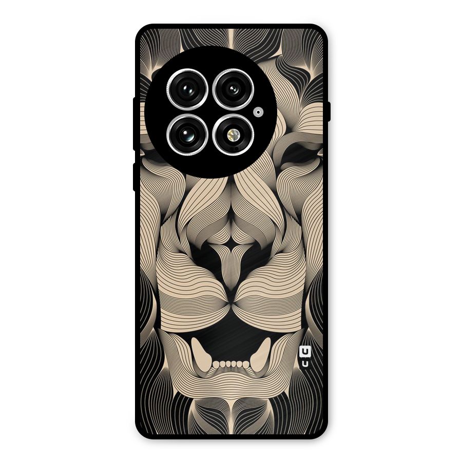 Lion Shape Design Metal Back Case for OnePlus 13