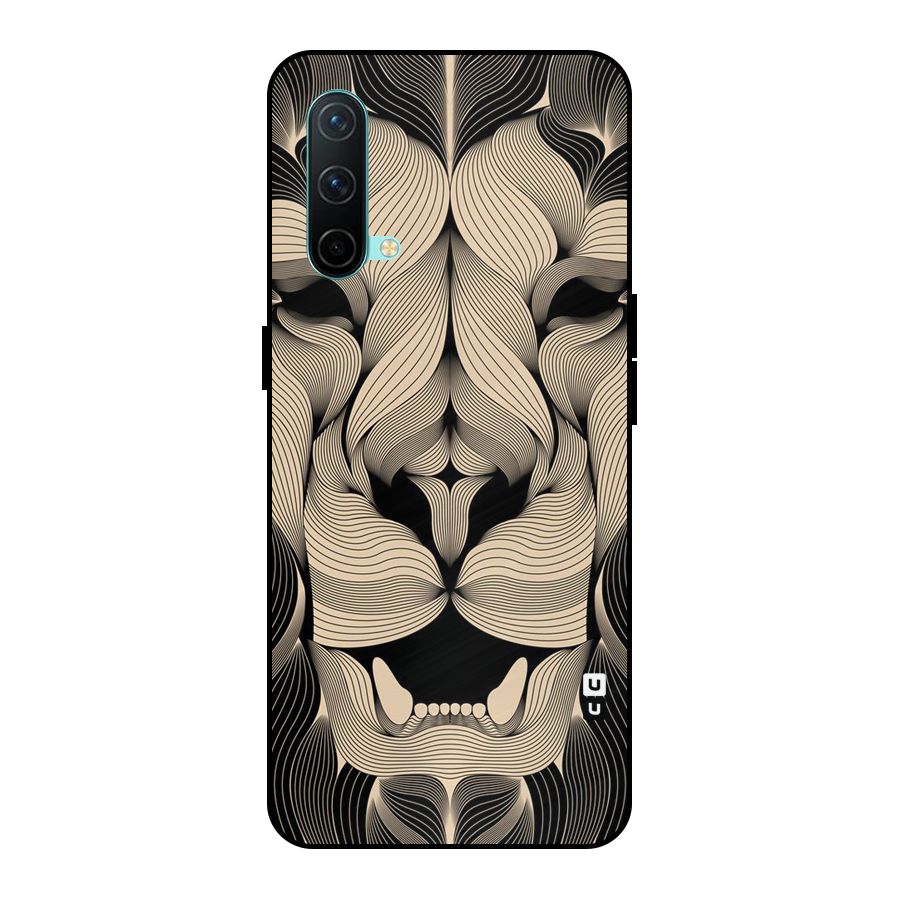 Lion Shape Design Metal Back Case for OnePlus Nord CE 5G