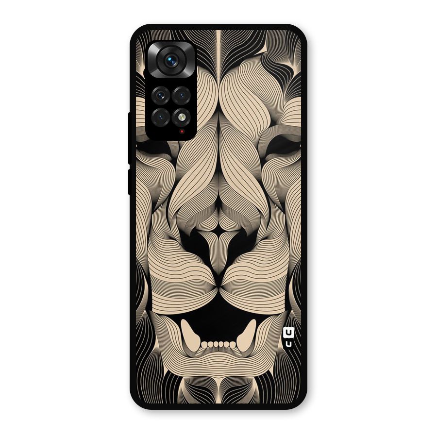 Lion Shape Design Metal Back Case for Redmi Note 11s